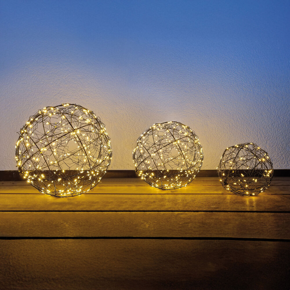 Auenkugel, warmweie LEDs Bild 4