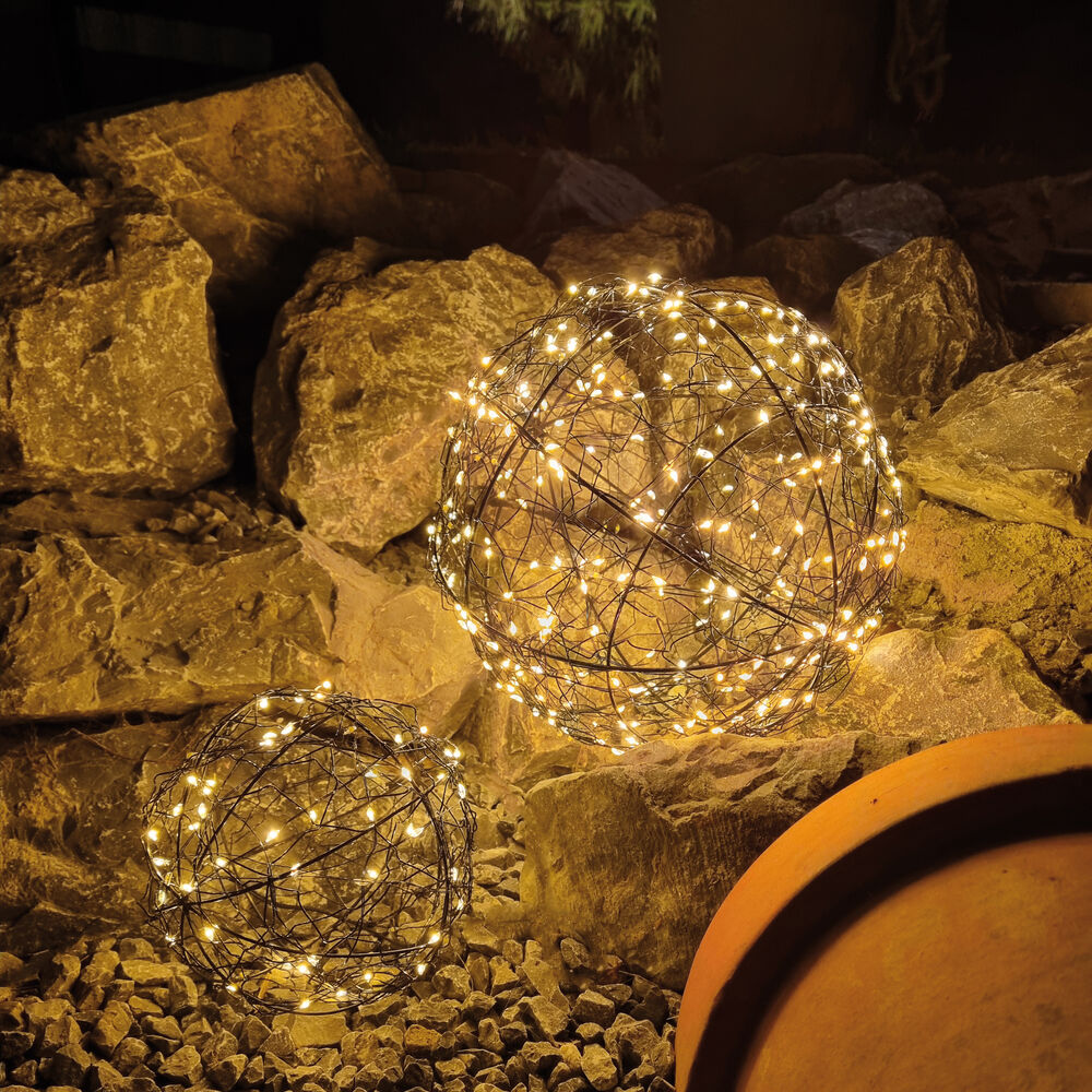 Au�enkugel, warmwei�e LEDs Bild 2