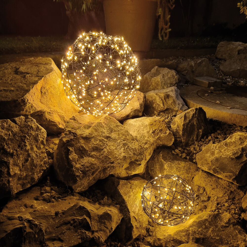 Au�enkugel, warmwei�e LEDs Bild 3