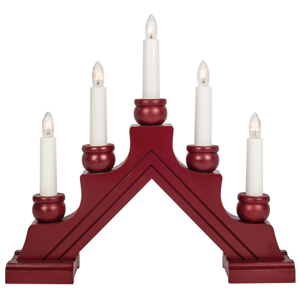 Weihnachtsleuchter, KARIN, 5 x E10/55V/3W