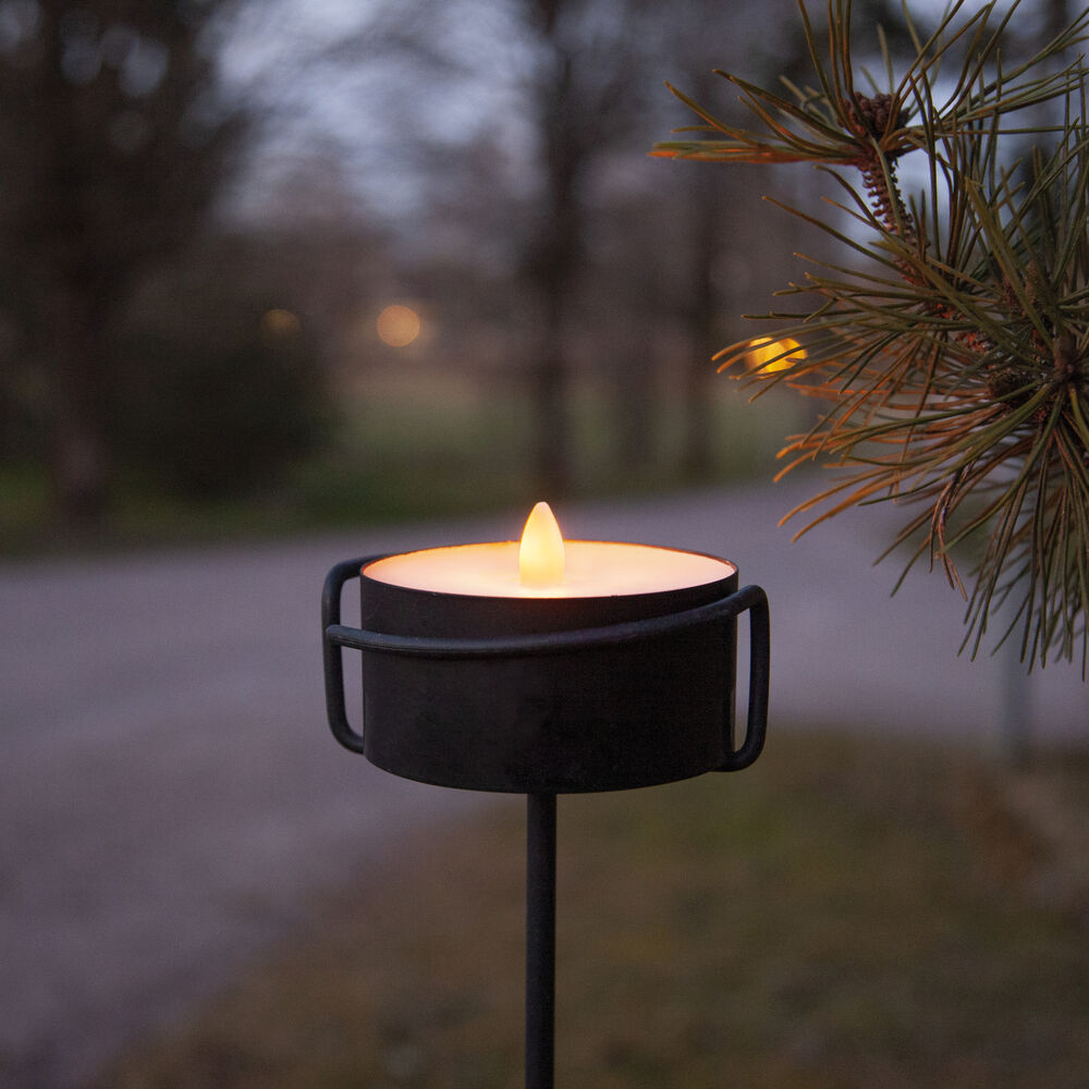 Outdoorkerze, TORCH CANDLE, 18 warmweie LEDs