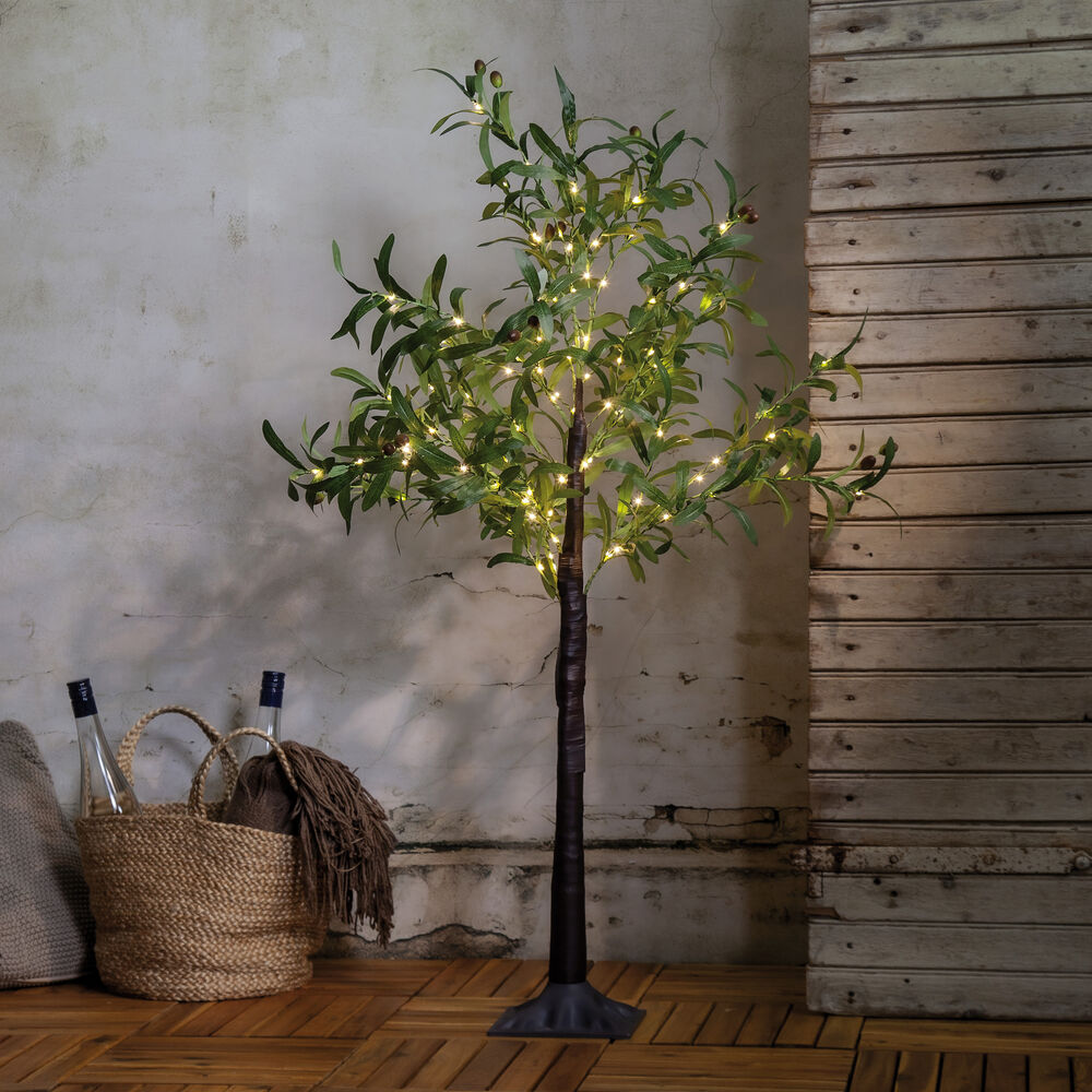 LED-Olivenbumchen, OLIVEC, 108 warmweie LEDs