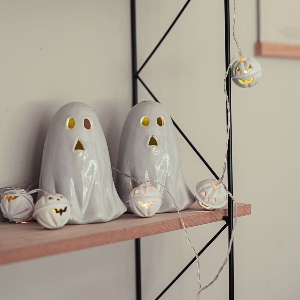 LED-Dekoration, BOO, 1 warmweie LED