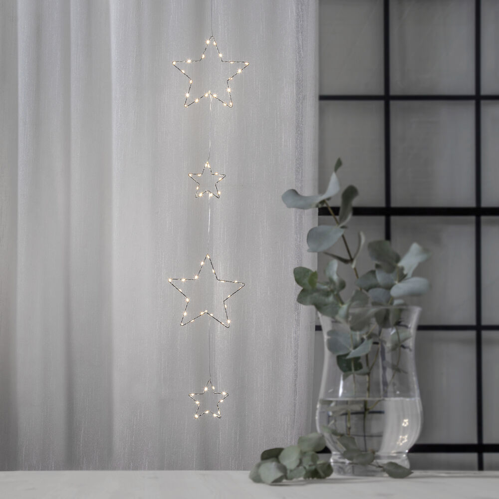 Weihnachtssterne, DEW DROP STARS, 60 warmweie LEDs Bild 2