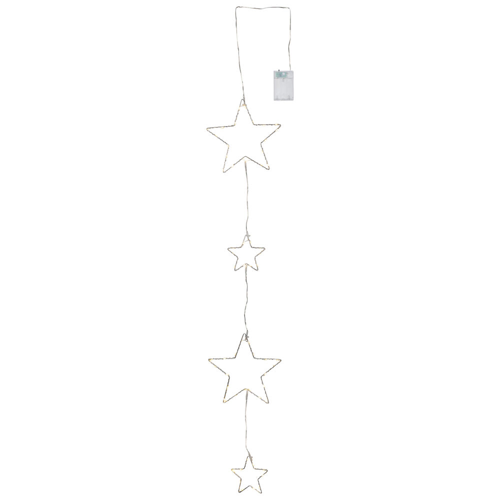 Weihnachtssterne, DEW DROP STARS, 60 warmweie LEDs Bild 3