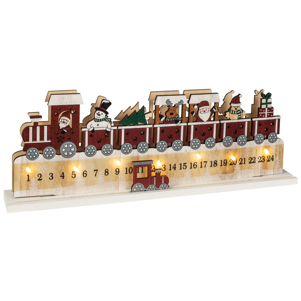 Weihnachtsleuchter, KALENDER, 7 warmweie LEDs Bild 2