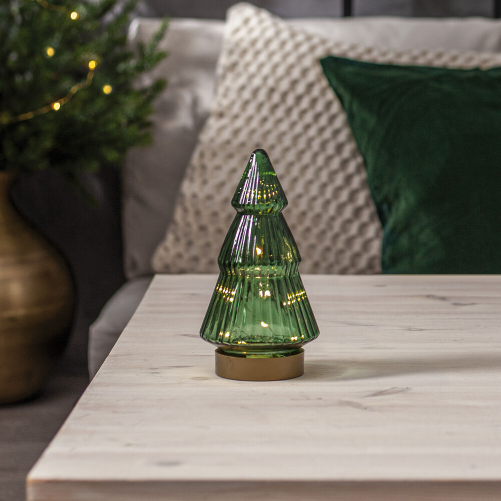 Tannenbumchen, VERDE, 10 warmweie LEDs