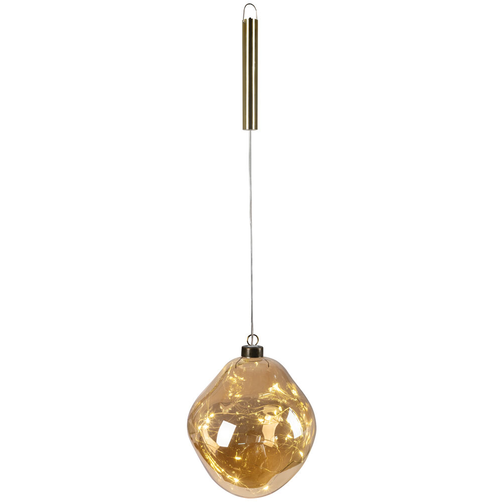 Glaskugel, 15 warmweie LEDs,  150 Bild 2