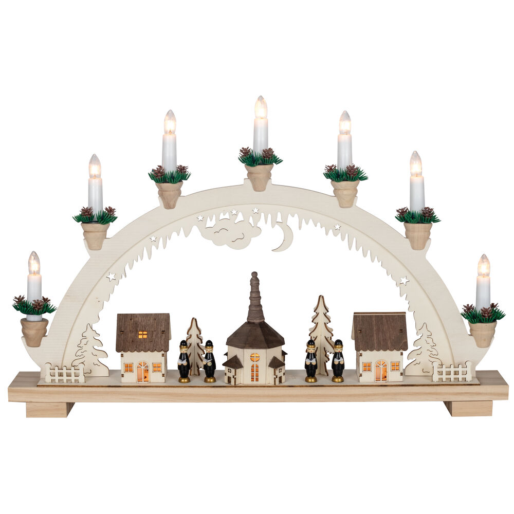 Weihnachtsleuchter, SEIFENER KIRCHE, 7 x E10/24V/3W