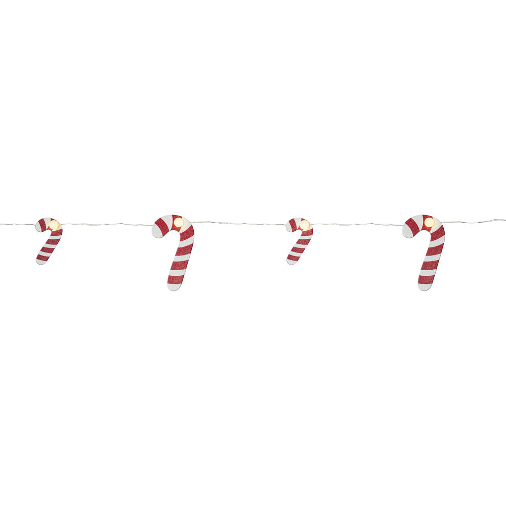 LED-Minilichterkette, CANDY CANE, 10 warmwei�e LEDs Bild 2