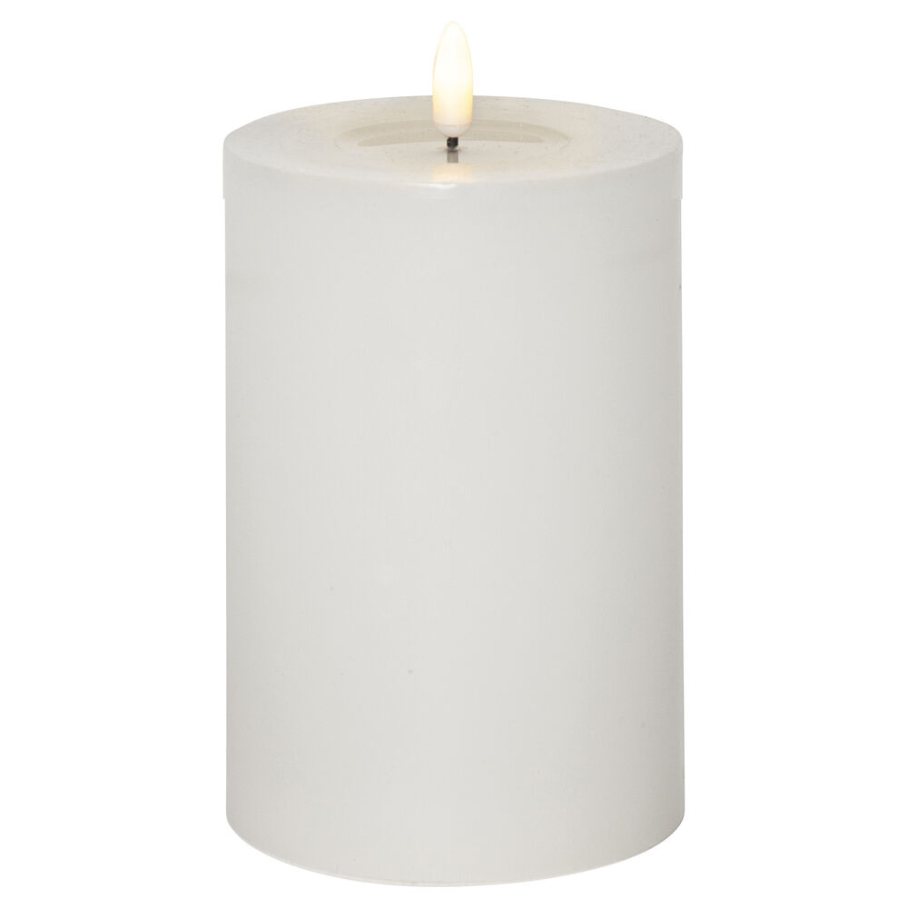 Echtwachskerze, FLAMME FLOW BIG, warmwei�e LEDs, � 100