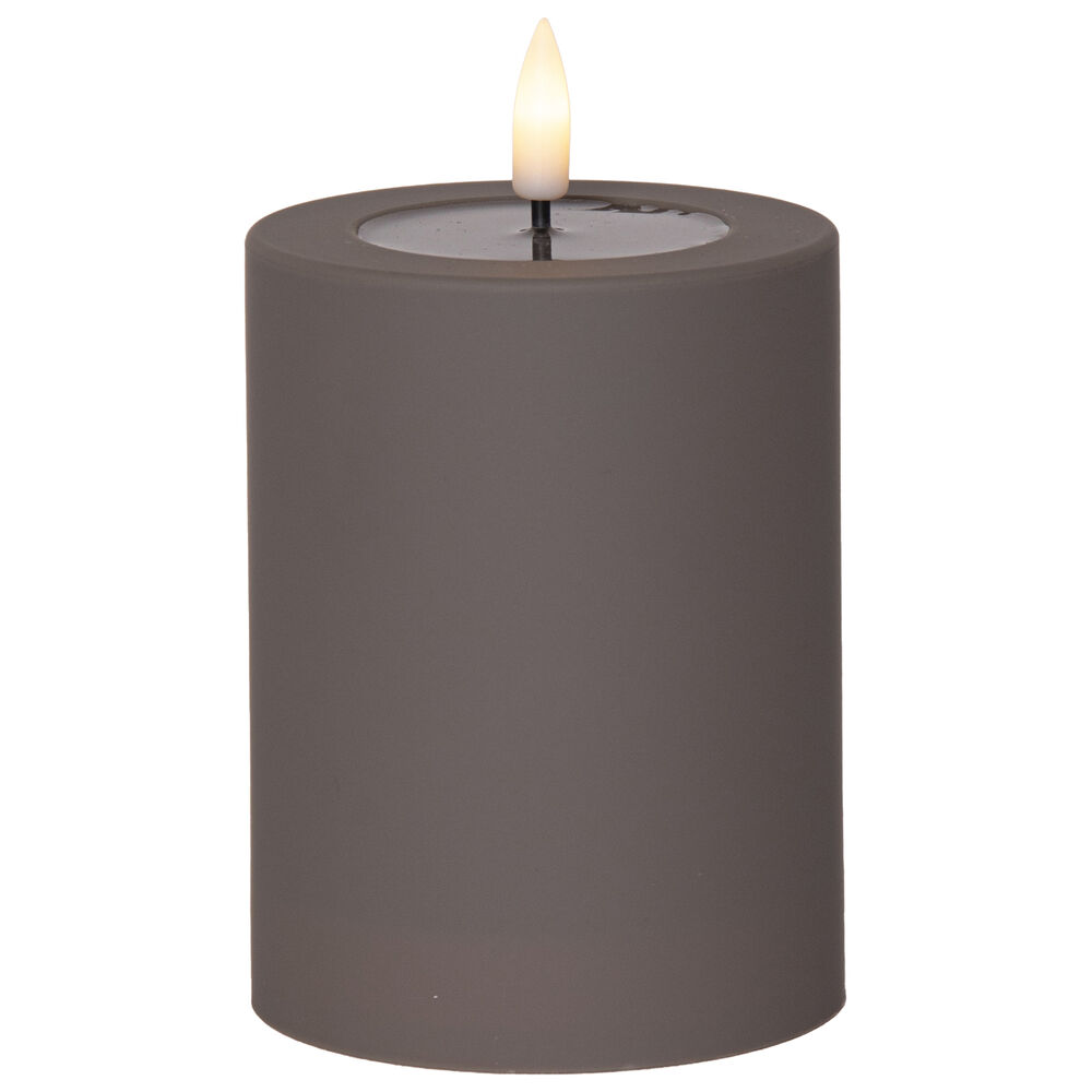 Echtwachskerze, FLAMME SOFT, 1 warmwei�e LED, � 75