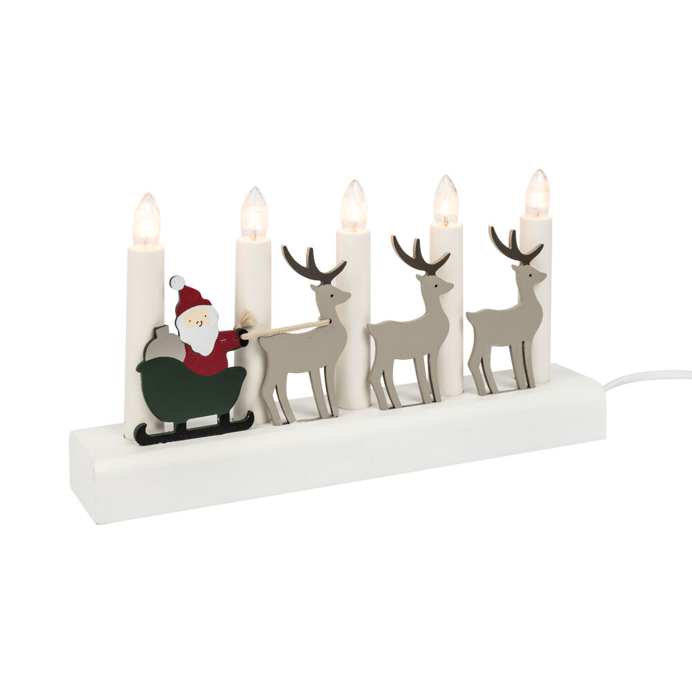 Weihnachtsleuchter, JULIA, 5 x E10/55V/3W Bild 2