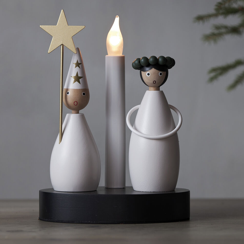 Weihnachtsleuchter, CHRISTMAS JOY, 1 warmwei�e LED