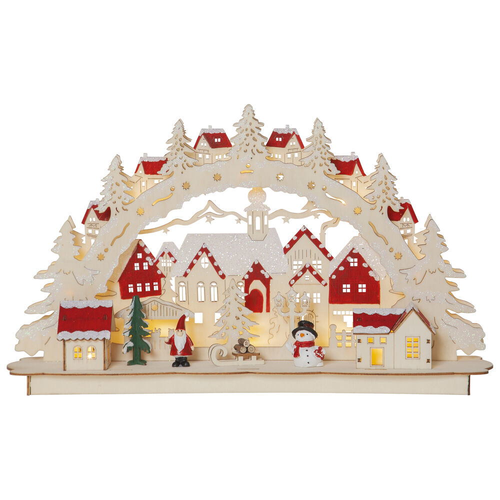 Weihnachtsleuchter, ROSENHEIM, 10 warmwei�e LEDs Bild 2