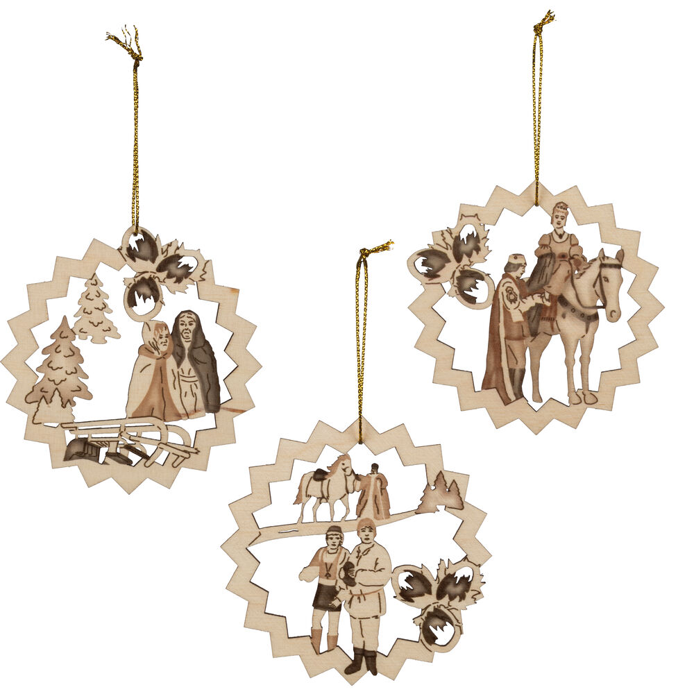 Weihnachtsbaumschmuck, 3er-Set, Haseln�sse f�r Aschenbr�del Bild 2