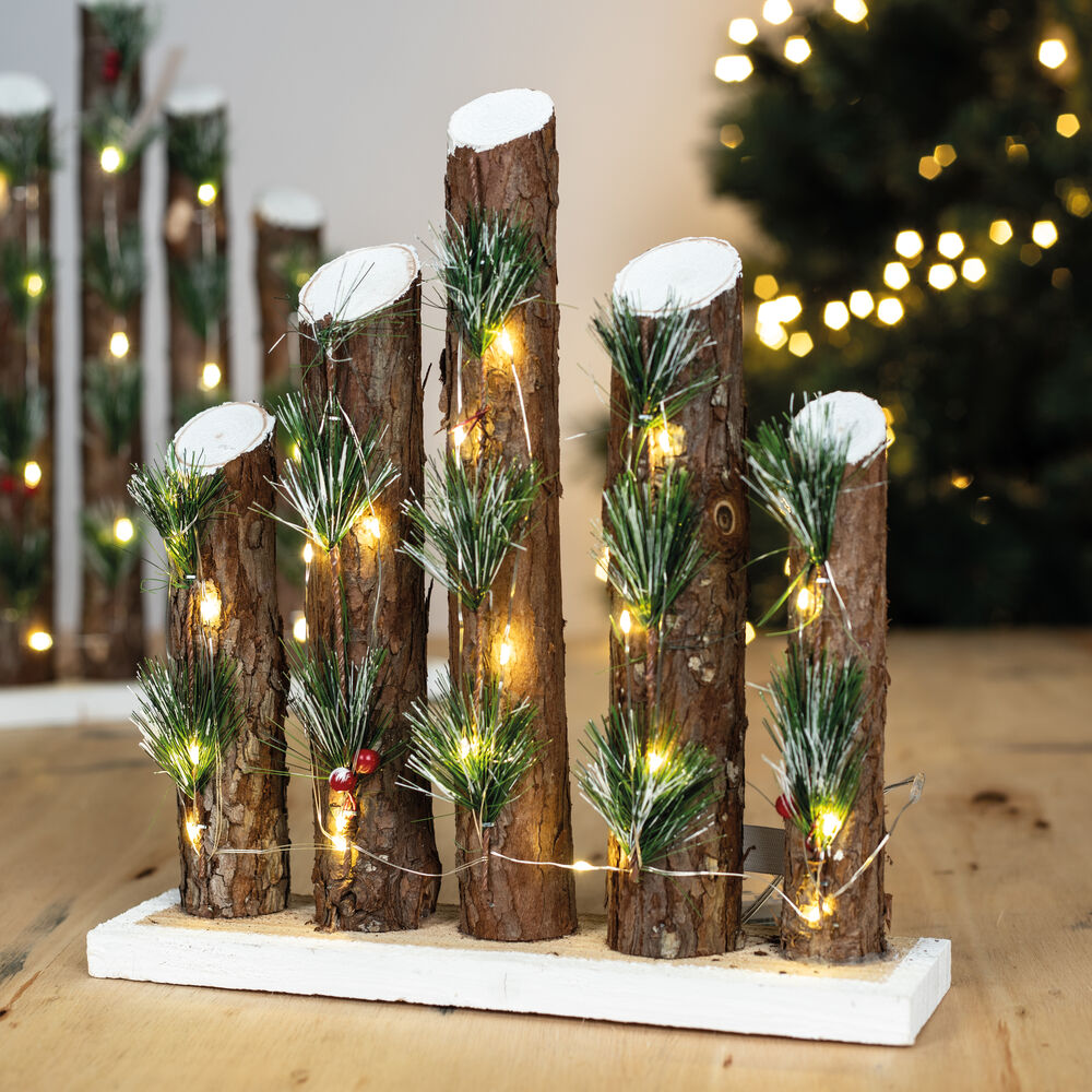 Weihnachtsleuchter, 20 warmwei�e LEDs Bild 2