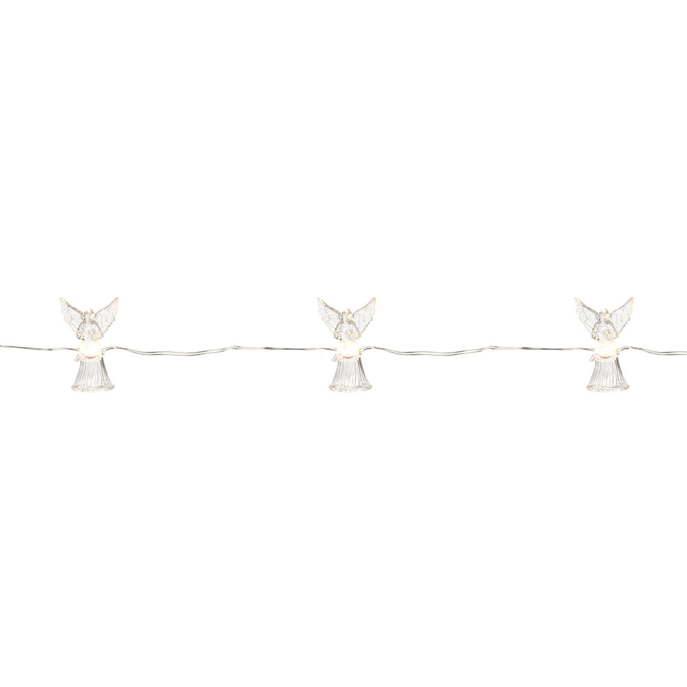 LED-Minilichterkette, 20 warmwei�e LEDs, Engel Bild 2