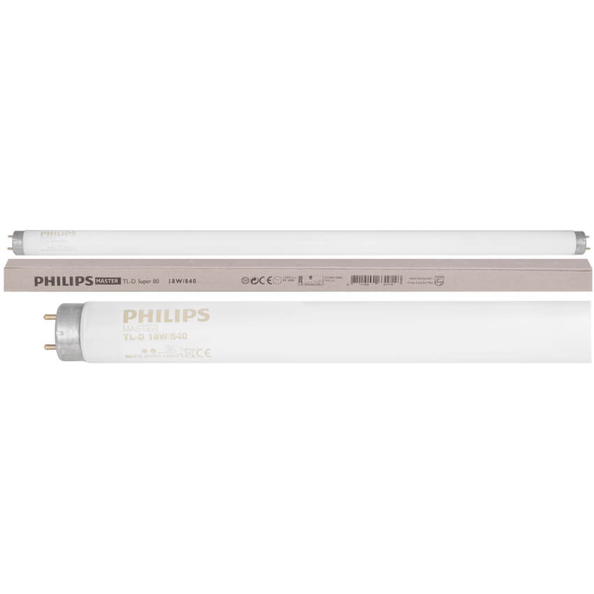 Leuchtstofflampe, MASTER TL-D SUPER 80, T8, Sockel G13, 18W/830, L 590,  26 mm