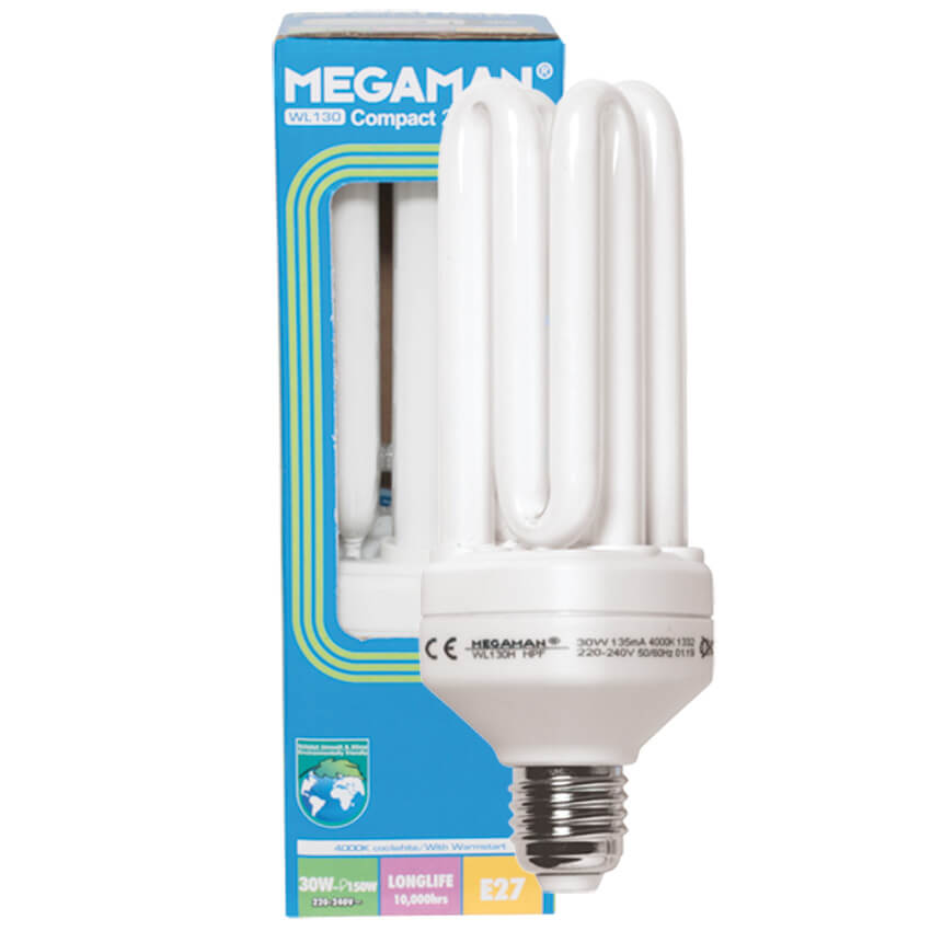 Energiesparlampe, E27, COMPACT, 30W, 1.900 lm LF 840, L 176,  56 mm