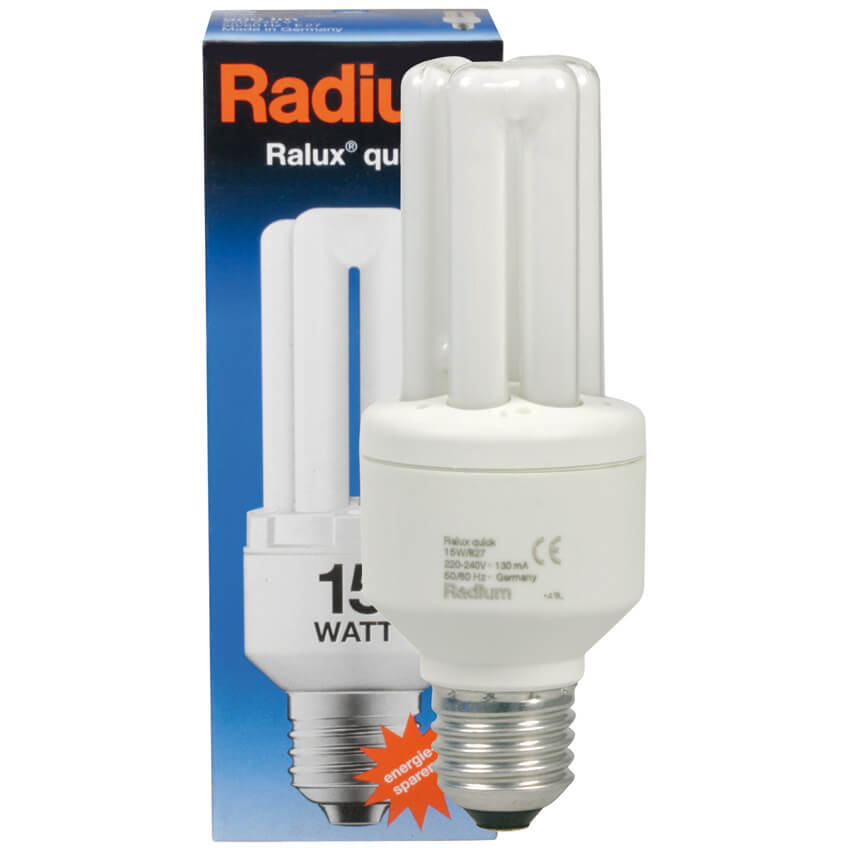 Energiesparlampe, RALUX QUICK, E27/14W, LF 827, L 128,  45