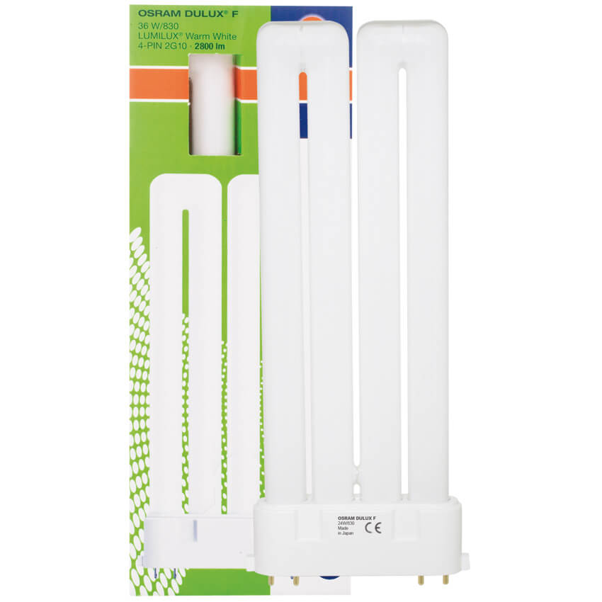 Energiesparlampe, DULUX F, 2G10/230V/36W, LF 830, L 217