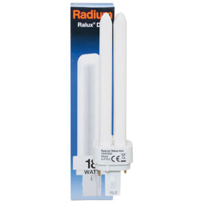 Energiesparlampe, RALUX DUO, G24d-2/230V/18W, LF 830, L 153