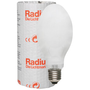 Natriumdampf-  Hochdrucklampe, RNP-E/LR,  E27, für externes Zündgerät,  Ellipsoidform