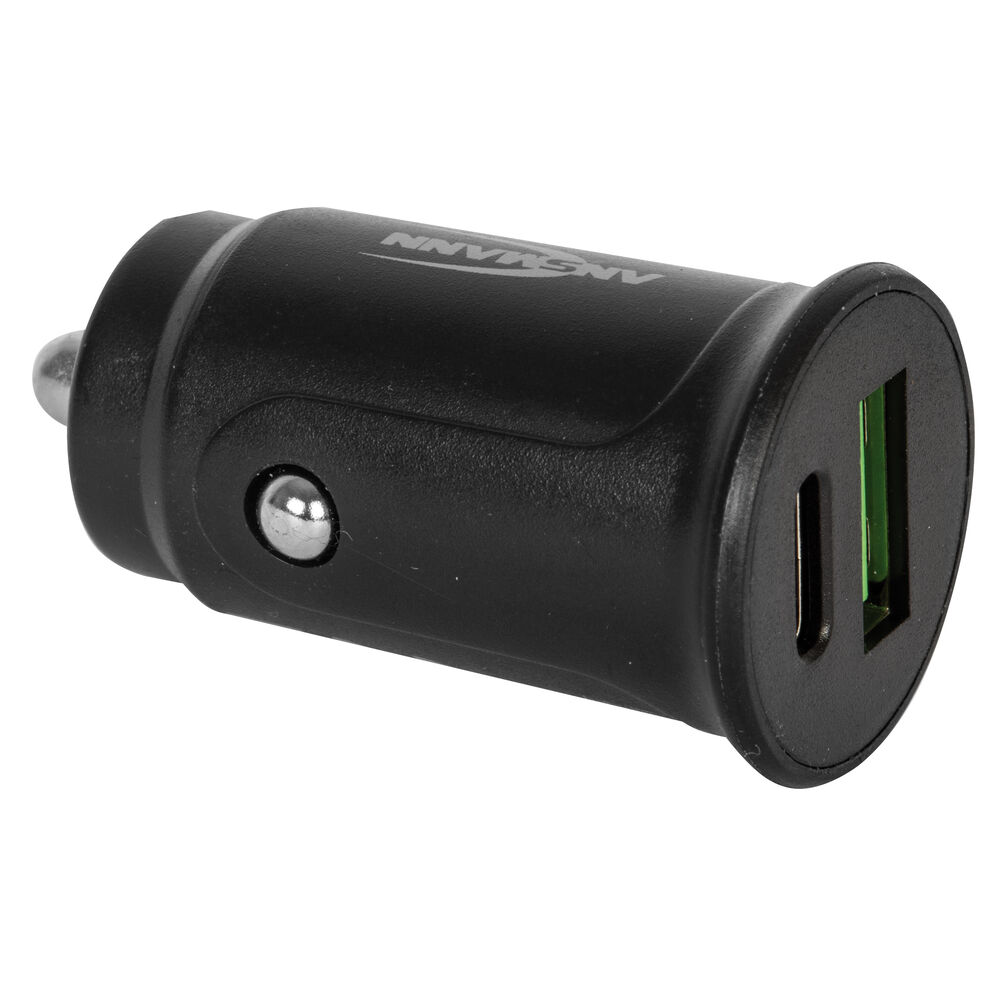 USB-Kfz-Lader, CAR CHARGER, 1 x USB-A & 1 x USB-C, max. 30W