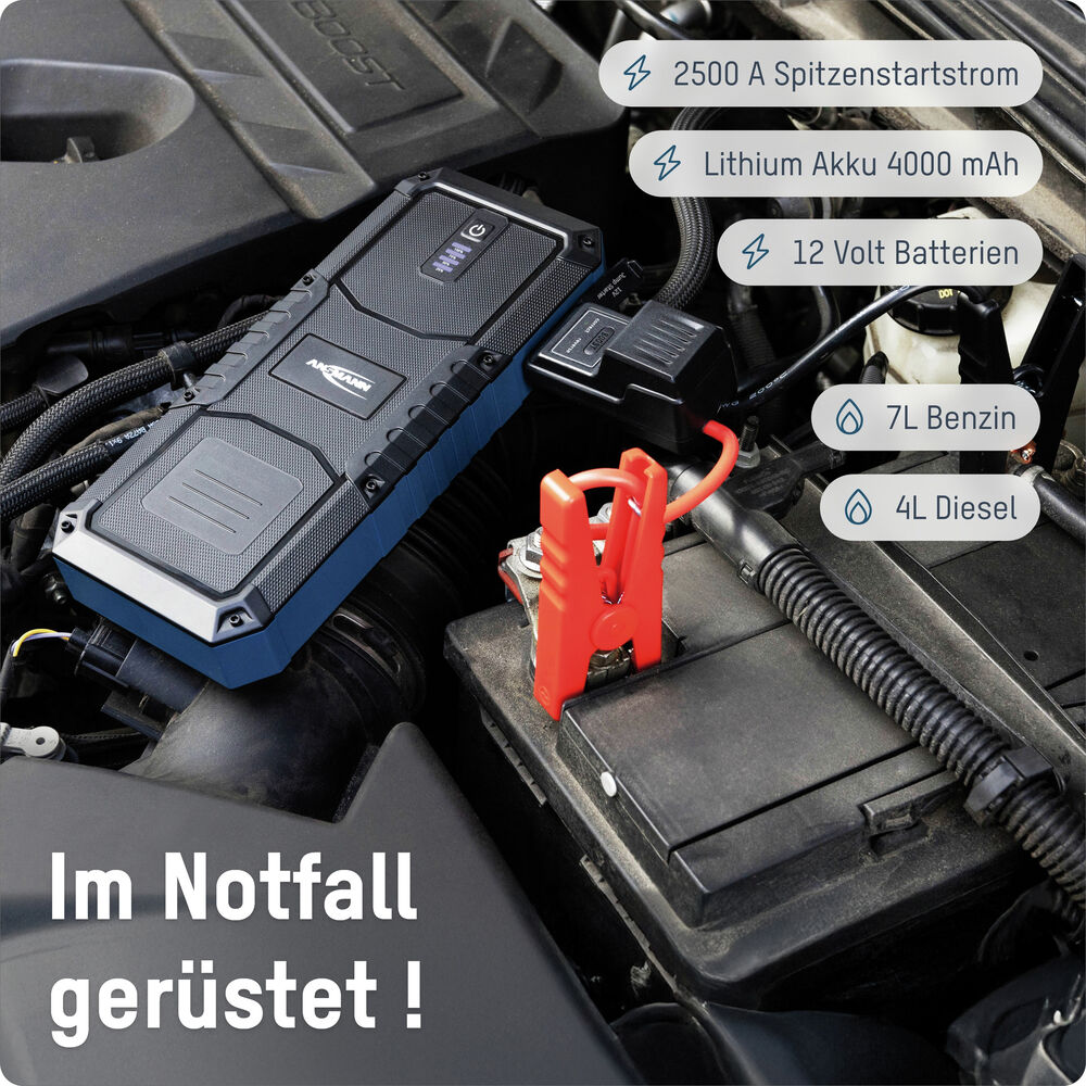 Kfz-Starthilfe, JUMP STARTER 16.0, 12V/16.000 mAh Bild 3