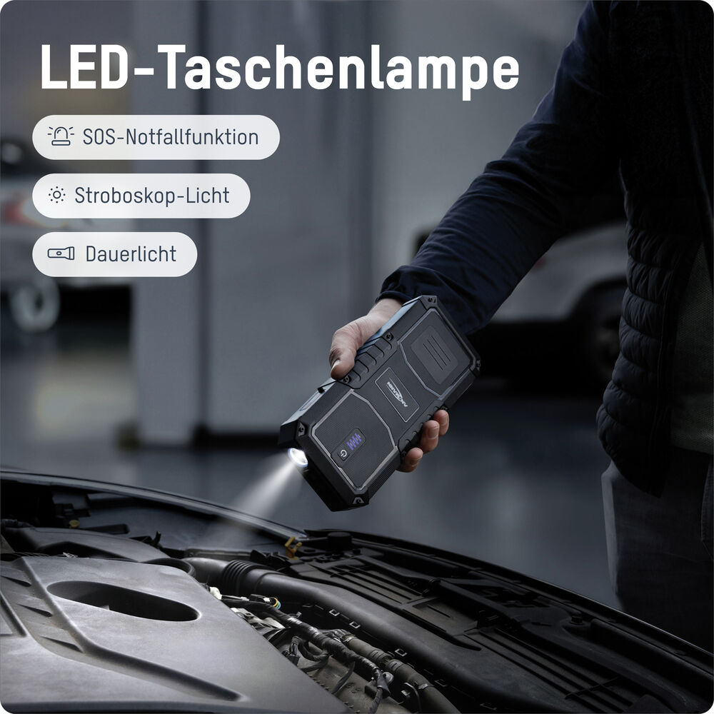 Kfz-Starthilfe, JUMP STARTER 16.0, 12V/16.000 mAh Bild 4