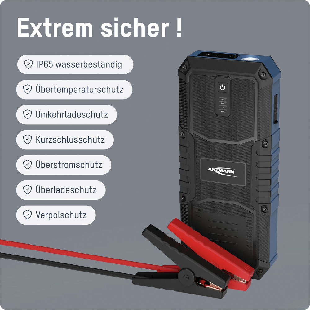 Kfz-Starthilfe, JUMP STARTER 16.0, 12V/16.000 mAh Bild 6