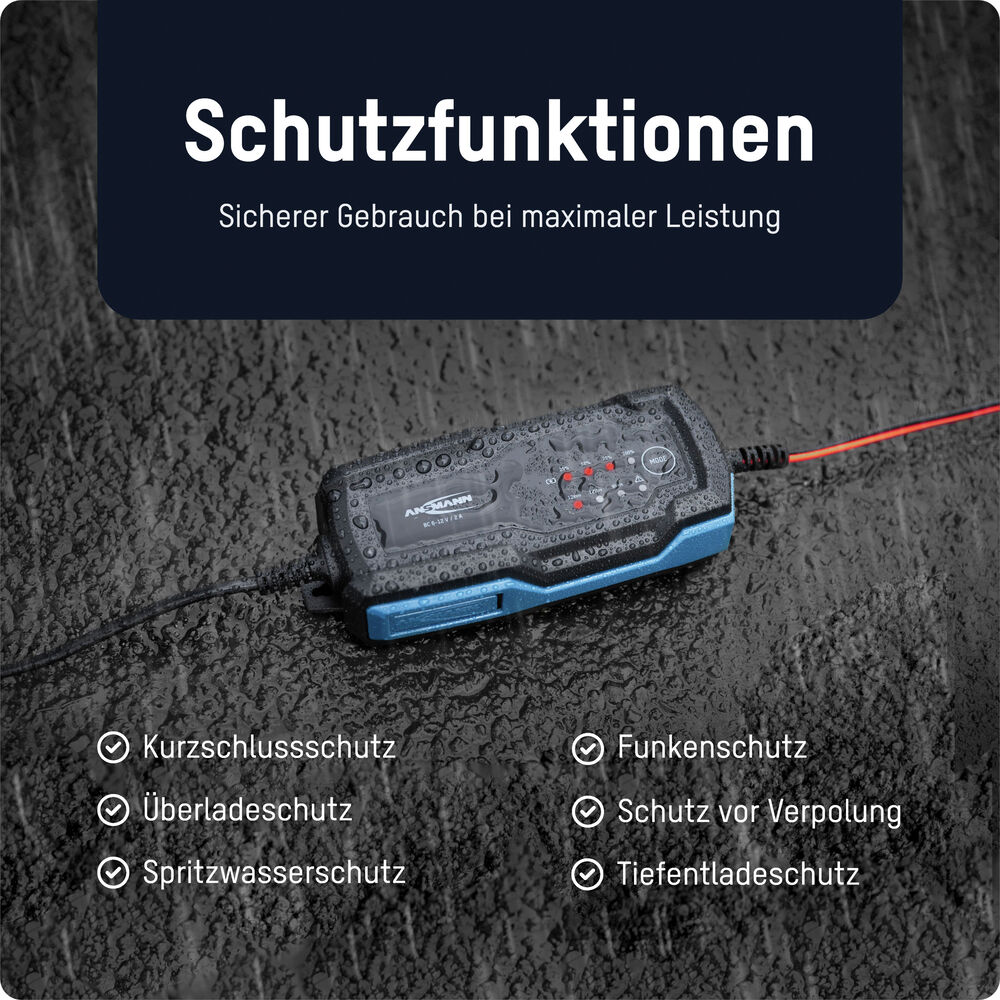 Kfz-Ladegert, BC 6-12V/2A, mit LED-Anzeige Bild 4