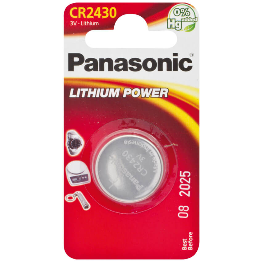 Knopfzelle, POWER, Lithium, CR 2430, 3V, Blisterware