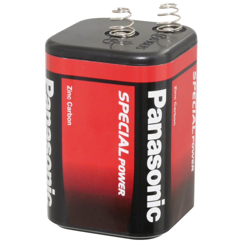 Batterie, RED ZINK, Block, 6V