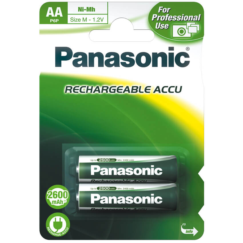 NiMh-Akku,  RECHARGEABLE ACCU,  Mignon, AA, 1,2V/2.450mAh, Blisterware