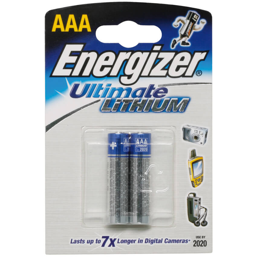 Batterie, Lithium,  ULTIMATE,  Blisterware