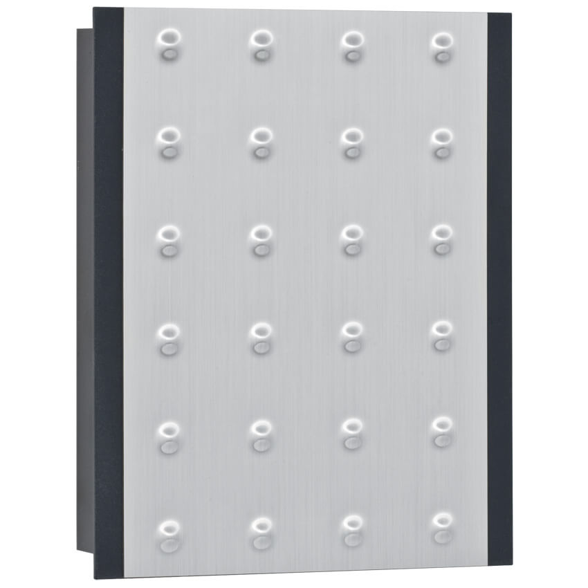 Gong, Doppelklang, fr Trafo 8/12V oder 9V-Batterie, anthrazit/silber-metallic