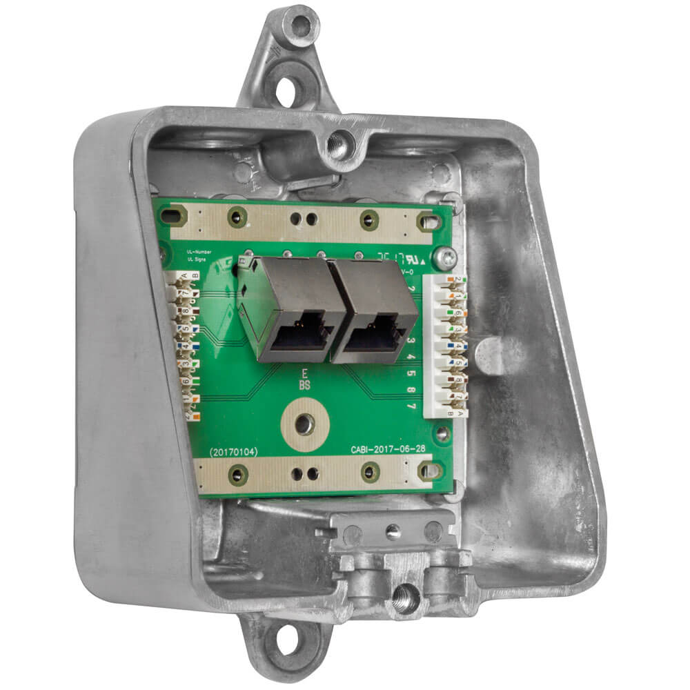 Anschlussdose bis 500 MHz, AP-UAE-CAT 6a, Industrieausfhrung, mit LSA-Klemmen Bild 2