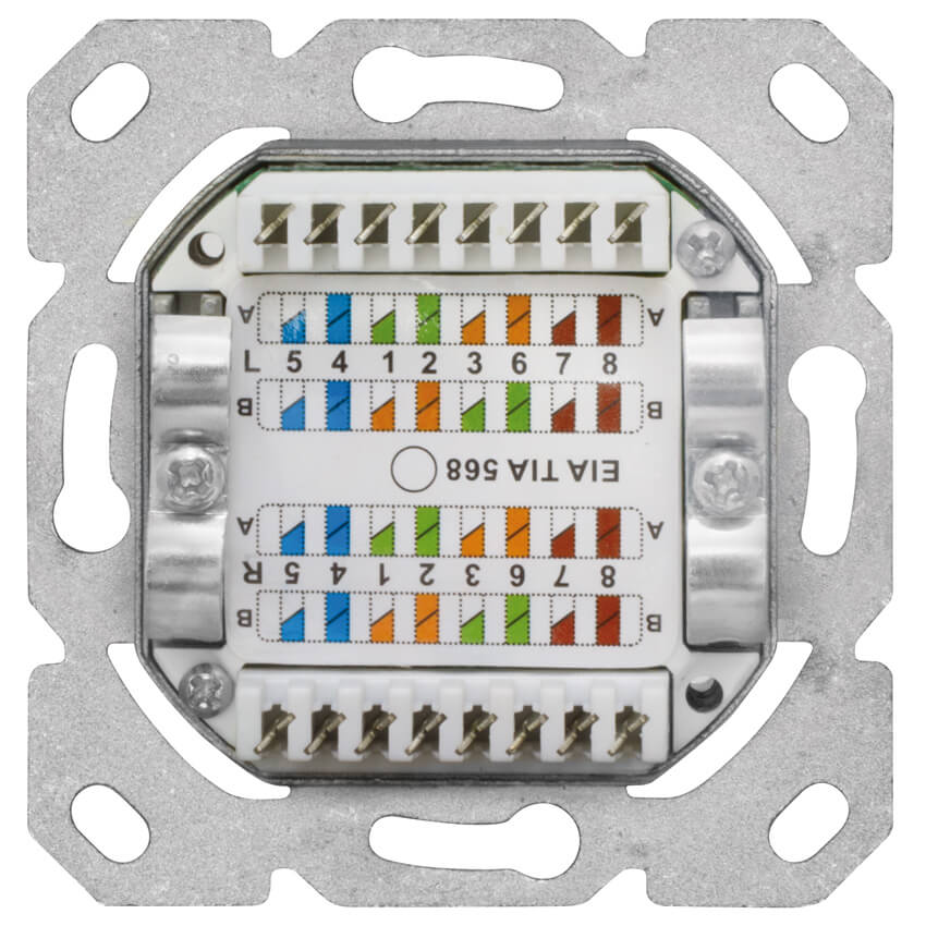 Anschlussdose bis 250 MHz, UP-UAE-CAT 6, fr Datenbertragung Bild 2