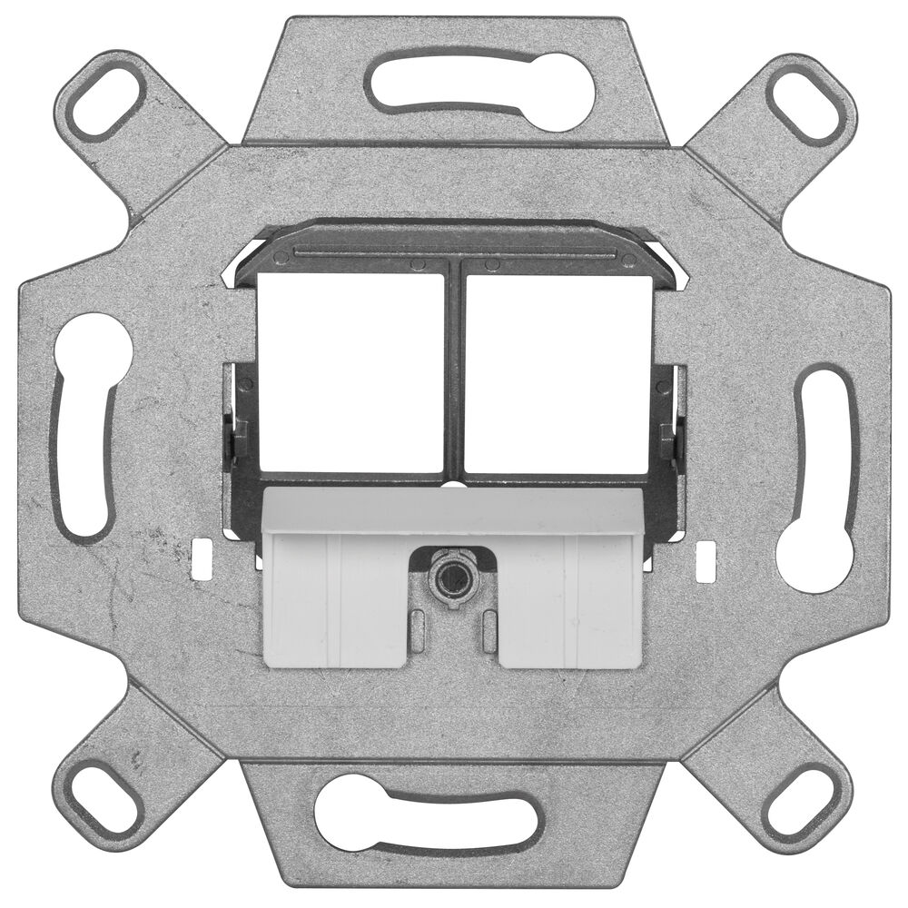 Modularadapter, zur Aufnahme von CAT- Modulen in Schalterdosen