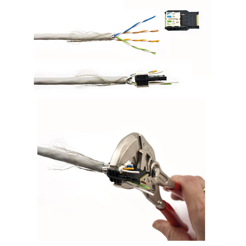 Universalstecker, CAT 6a, RJ-45, fr anwendungsneutrale Netzwerke  Bild 2