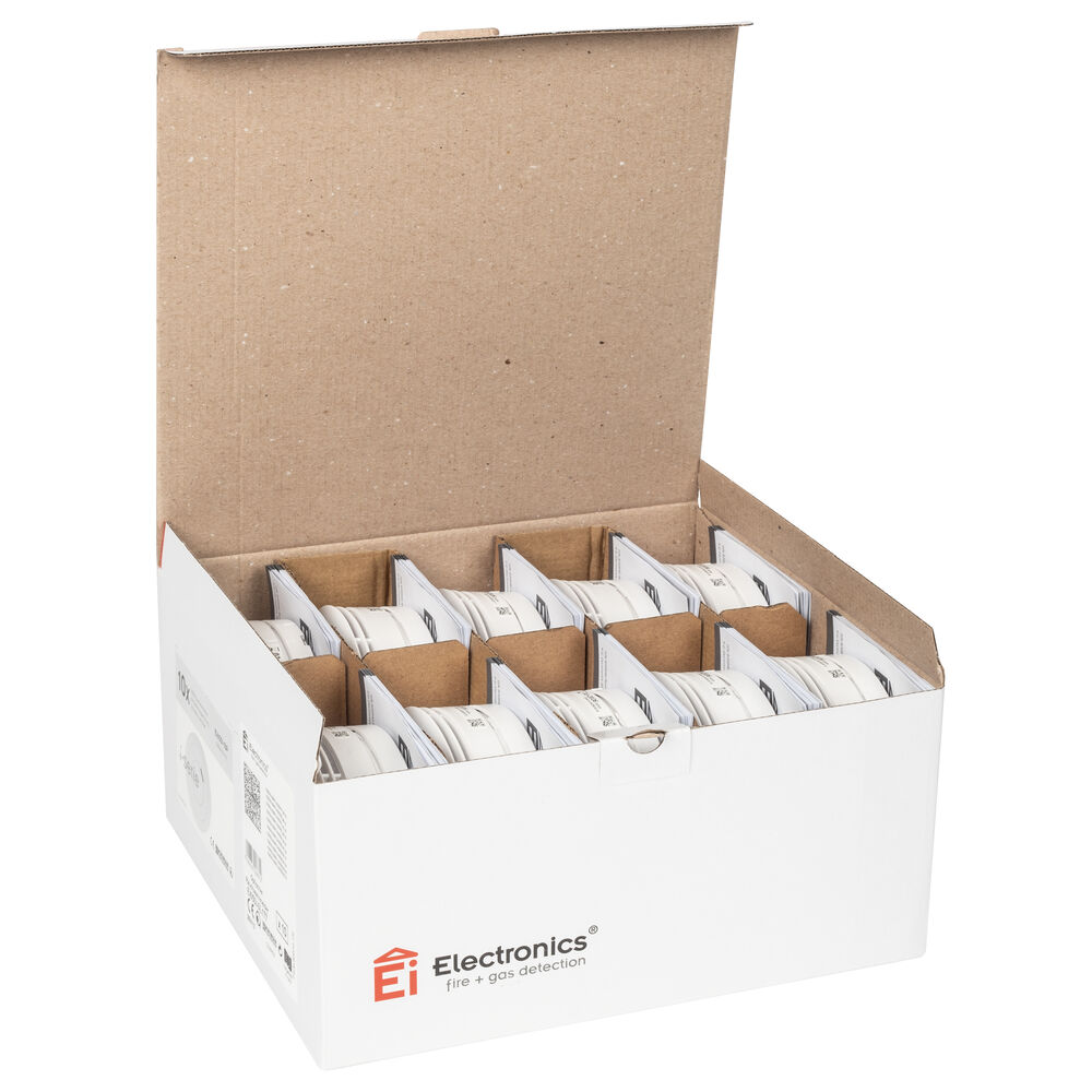 Rauchmelder, Ei650i-10P, 10er Sammelverpackung, mit AudioLINK-Funktion, inkl. 10 Jahres-Lithium-Batterie, Q-Zertifizierung,  115 Bild 2
