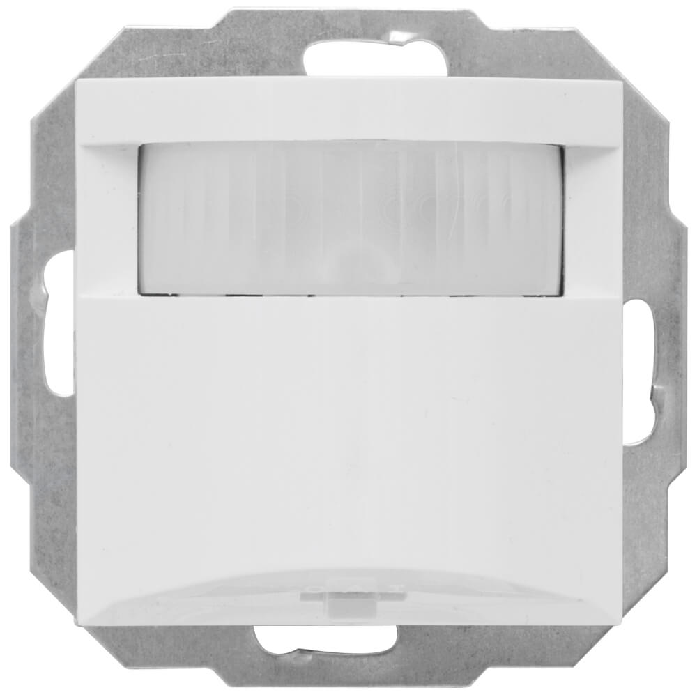 Kombi-Bewegungsmelder, 3-1000W/VA, 3-Draht, Reichweite bis 6 m, Zentralplatte 55 x 55 mm, reinwei