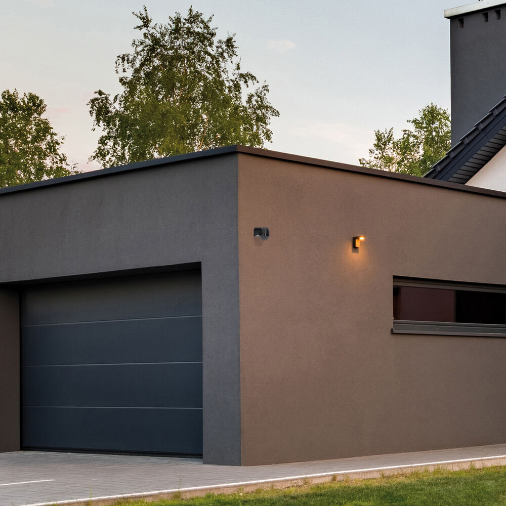 AP-Bewegungsmelder, 2000W/LED 1000VA, Erfassungswinkel 180, Reichweite bis 12 m, schwarz, mit schwarzer Linse Bild 2
