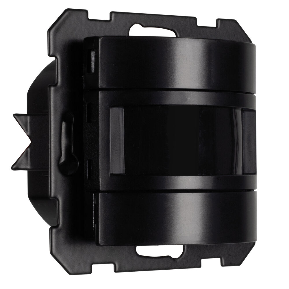 Kombi-Bewegungsmelder, 500W, LED 150W, Lfter 150W, 3-Draht, Reichweite bis 8 m, Zentralplatte 55 x 55 mm, schwarz matt Bild 2