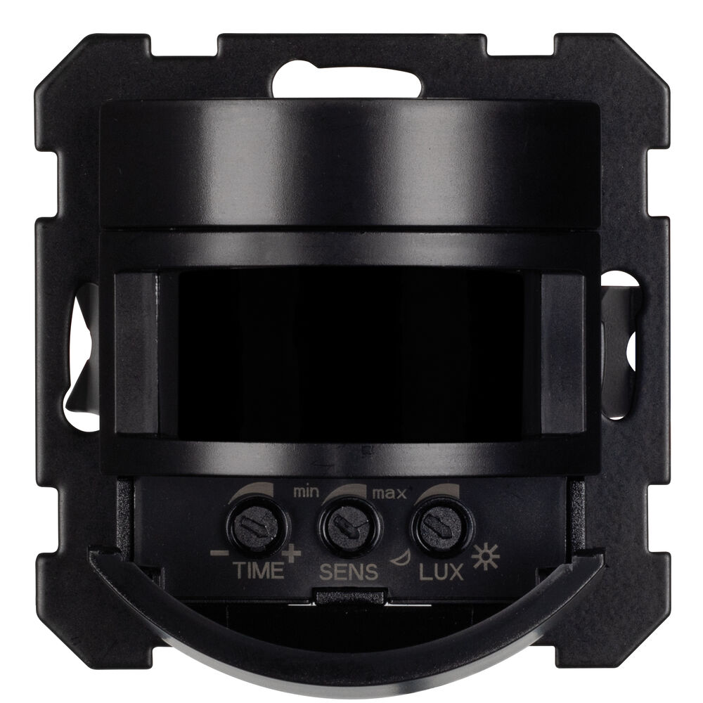 Kombi-Bewegungsmelder, 500W, LED 150W, Lfter 150W, 3-Draht, Reichweite bis 8 m, Zentralplatte 55 x 55 mm, schwarz matt Bild 3