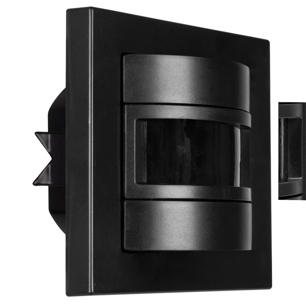 Kombi-Bewegungsmelder, 500W, LED 150W, Lfter 150W, 3-Draht, Reichweite bis 8 m, Zentralplatte 55 x 55 mm, schwarz matt Bild 6