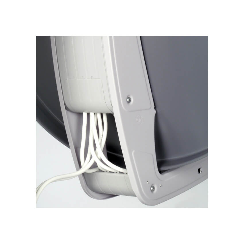 Offset-Spiegel, Stahl/Alu pulverbeschichtet, � 850 Bild 3