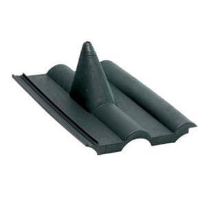 Dachhaube, Kunststoff schwarz